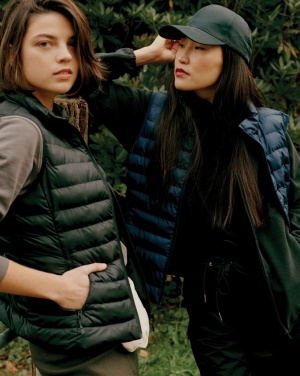 Logo trade promotional product photo of: Iqoniq Meru women recycled polyester bodywarmer