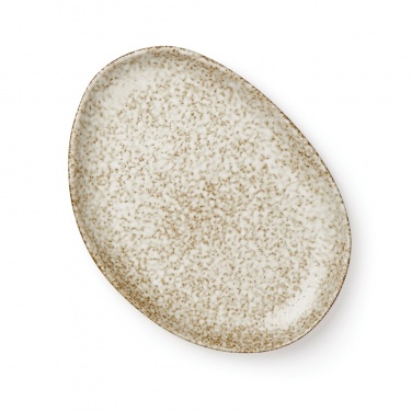 Logo trade business gifts image of: VINGA Nuvem stoneware serving plate