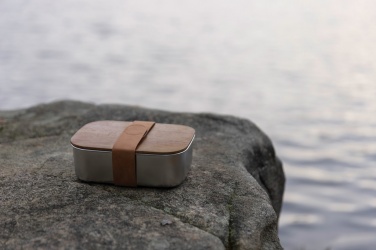 Logo trade promotional merchandise photo of: VINGA Ciro RCS recycled steel lunch box