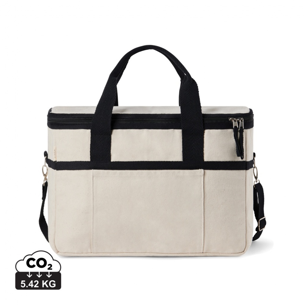 Logotrade advertising products photo of: VINGA Volonne AWARE™ recycled canvas cooler basket