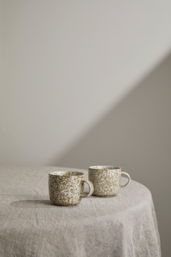 Logo trade advertising products picture of: VINGA Nuvem stoneware mug, 2 pcs set