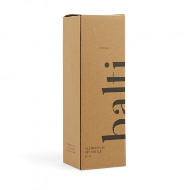 Logo trade corporate gift photo of: VINGA Balti RCS recycled pet bottle 600 ML