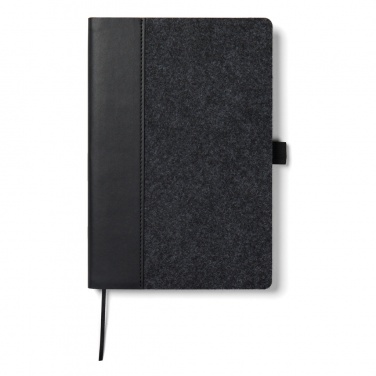 Logotrade corporate gifts photo of: VINGA Albon GRS recycled felt notebook