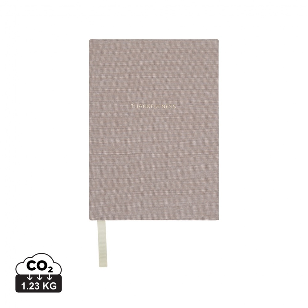 Logotrade advertising product picture of: VINGA Thankfulness GRS recycled paper journal