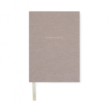 Logo trade promotional gifts image of: VINGA Thankfulness GRS recycled paper journal