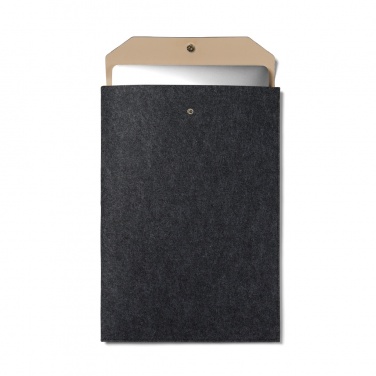 Logo trade promotional giveaways image of: VINGA Albon GRS recycled felt 17" laptop sleeve