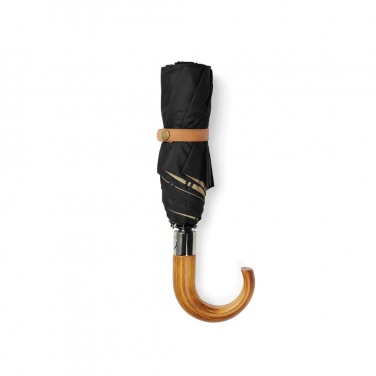 Logo trade promotional giveaway photo of: VINGA Bosler AWARE™ recycled pet 21" foldable umbrella