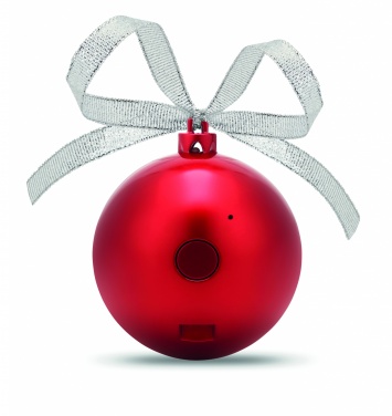 Logo trade business gifts image of: Speaker Christmas ball