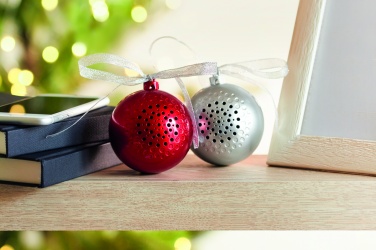 Logo trade promotional giveaways picture of: Speaker Christmas ball