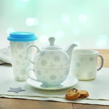 Logo trade business gift photo of: Christmas tea set
