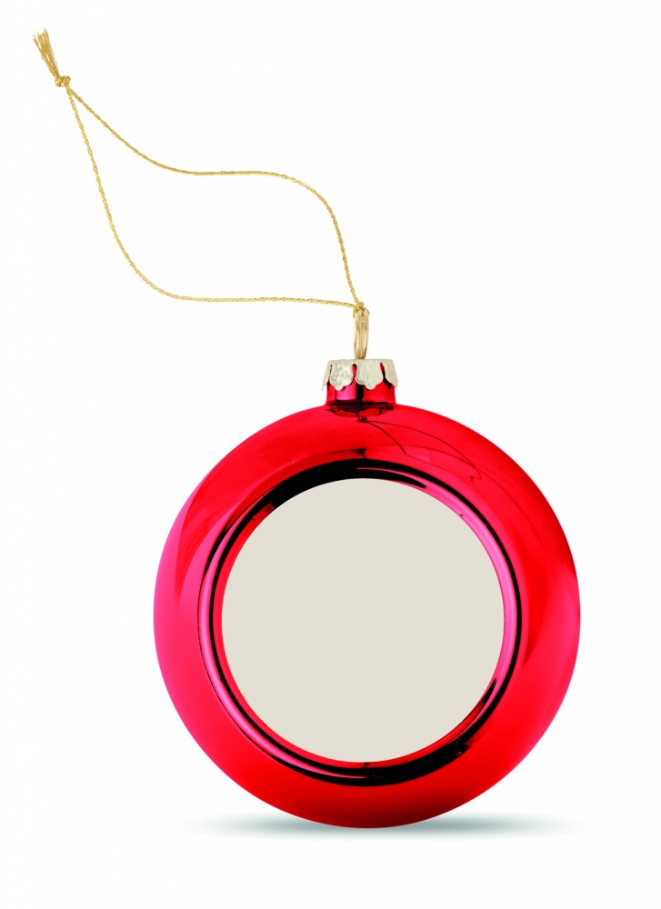 Logo trade promotional merchandise image of: Christmas ball for sublimation