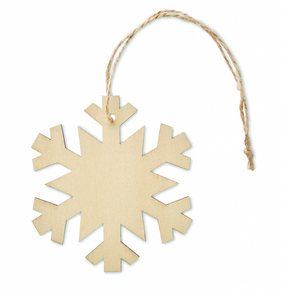 Logotrade promotional product image of: Snowflake Tree hanger