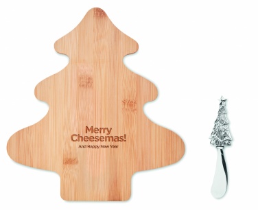 Logotrade promotional giveaway image of: Cheese board set in bamboo Essen