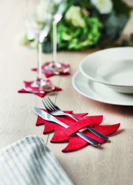 Logotrade corporate gift image of: RPET felt cutlery holder set