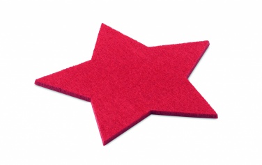 Logotrade promotional product picture of: RPET 4 felt coaster set