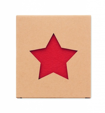 Logo trade promotional merchandise photo of: RPET 4 felt coaster set