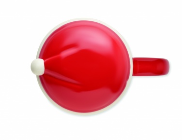 Logo trade promotional giveaways image of: Ceramic mug with lid 370 ml