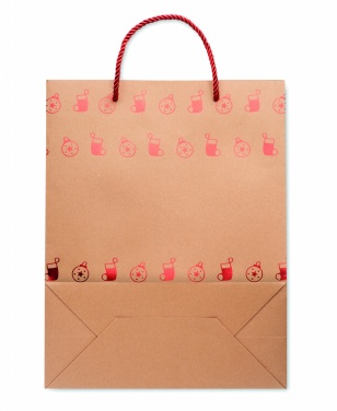 Logotrade promotional gift picture of: Gift paper bag with pattern