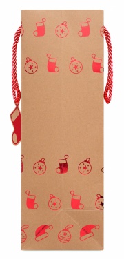 Logo trade promotional merchandise photo of: Gift paper bag with pattern