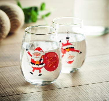 Logotrade business gifts photo of: Set of 2 Christmas glasses