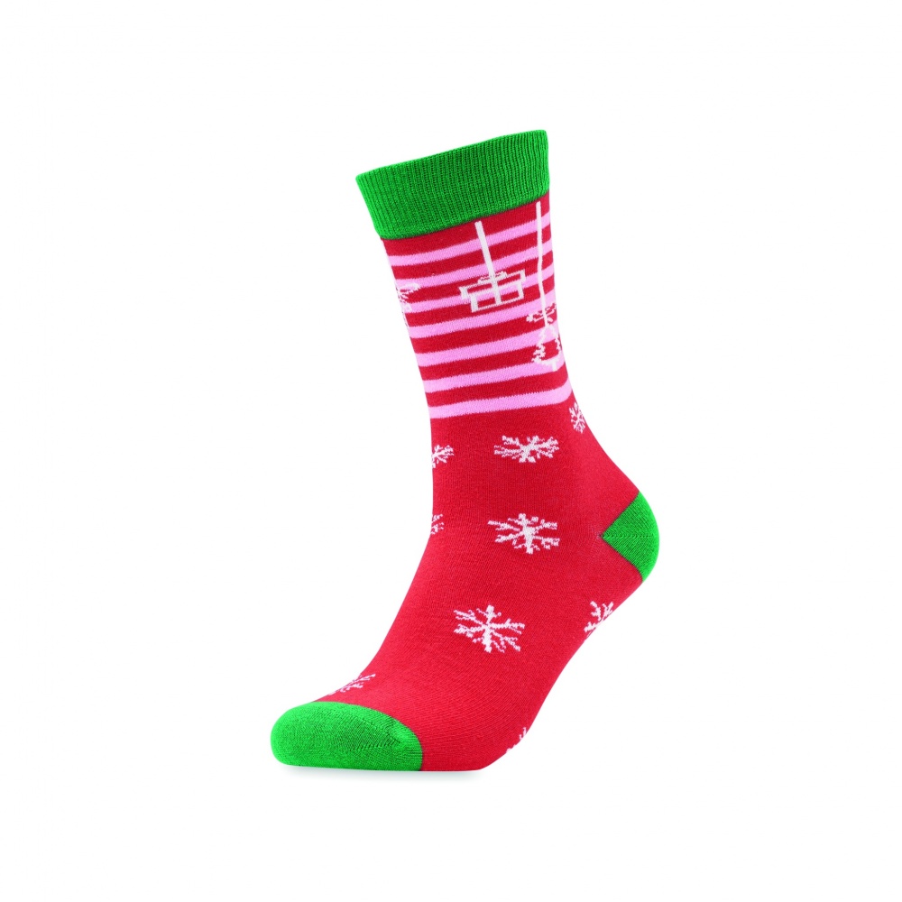 Logo trade business gift photo of: Pair of Christmas socks M
