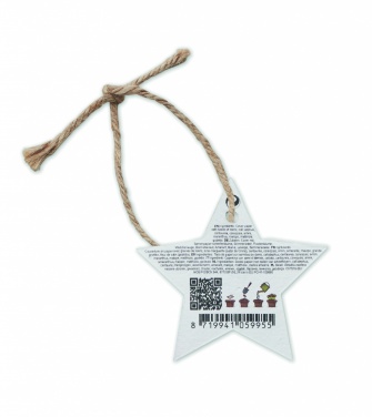 Logotrade corporate gift picture of: Seed paper Xmas ornament