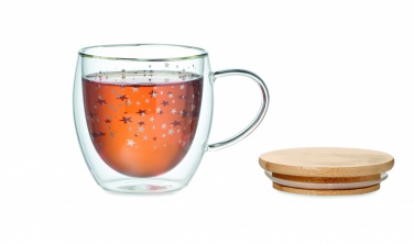 Logo trade promotional merchandise picture of: Double wall borosilicate mug