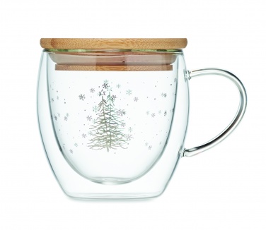 Logotrade promotional item picture of: Double wall borosilicate mug