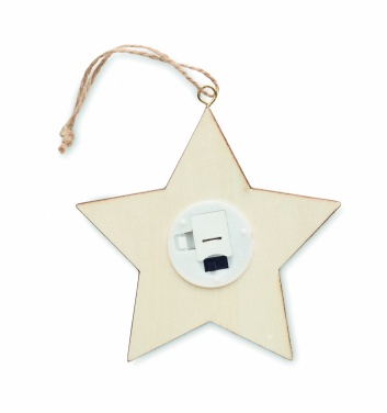 Logotrade corporate gifts photo of: MDF star with light