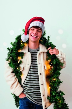 Logotrade promotional merchandise photo of: Long Christmas knitted beanie