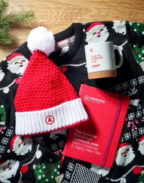 Logo trade promotional items picture of: Christmas knitted beanie