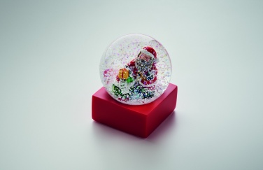 Logo trade promotional merchandise image of: Snow ball glass ornament