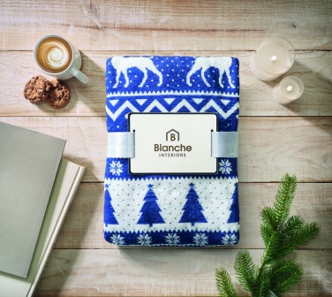 Logo trade advertising product photo of: RPET fleece blanket 190 gr/m²