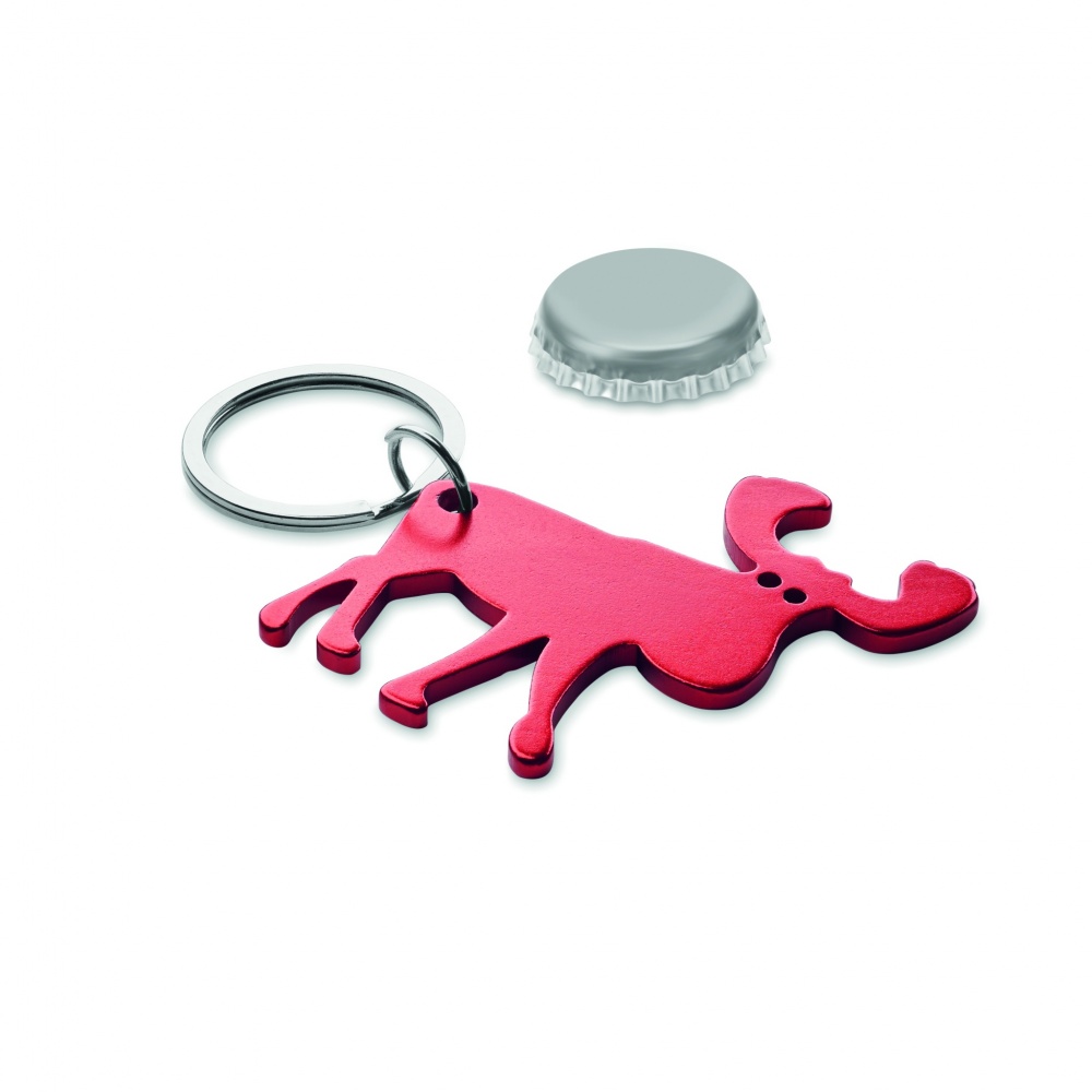 Logotrade corporate gift picture of: Recycled aluminium key ring Pori