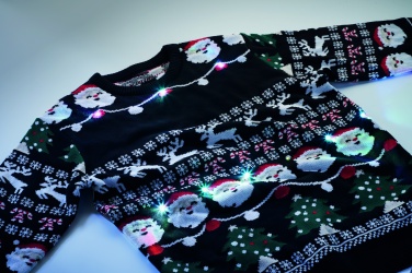 Logo trade promotional products image of: Christmas LED sweater S/M