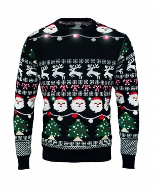 Logo trade promotional giveaway photo of: Christmas LED sweater L/XL