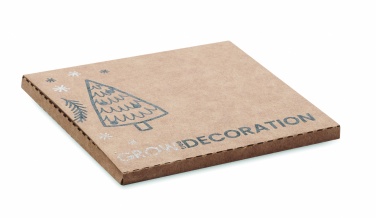 Logo trade promotional giveaway photo of: Wooden bauble shape hanger