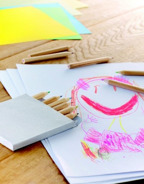 Logo trade promotional gift photo of: 12 coloured pencils set