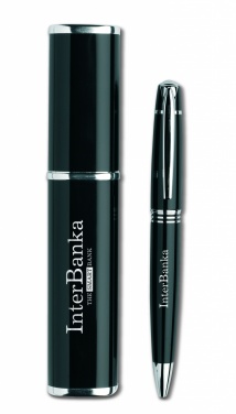 Logo trade corporate gift photo of: Metal twist ball pen