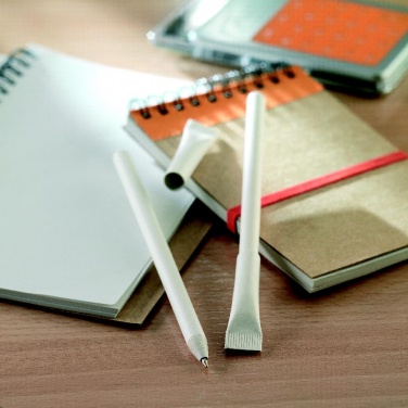 Logo trade promotional giveaway photo of: Recycled paper ball pen