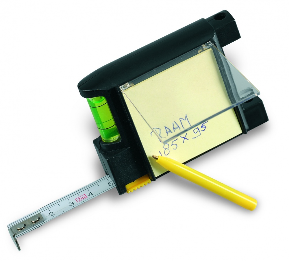 Logo trade promotional merchandise image of: Measuring tape 2m
