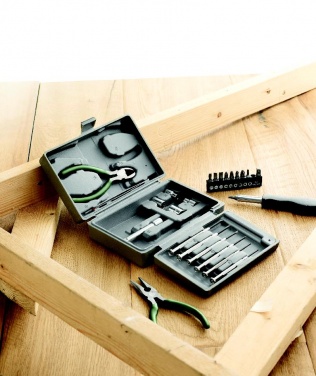 Logo trade promotional items picture of: Foldable 25 piece tool set