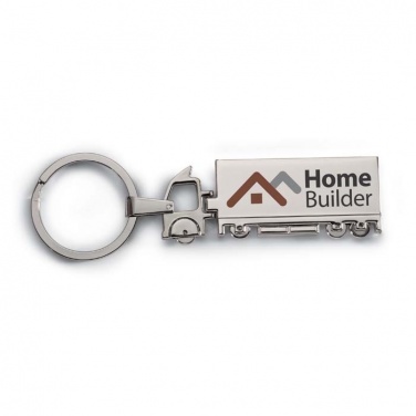 Logotrade promotional item image of: Truck metal key ring Oulu
