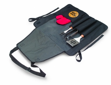 Logo trade promotional merchandise image of: BBQ apron with BBQ tools