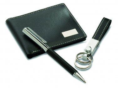 Logo trade advertising product photo of: Ball pen key ring and wallet Lappeenranta