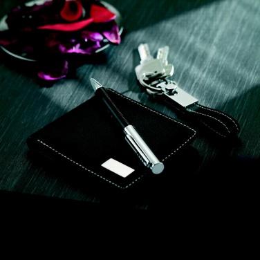 Logotrade promotional item picture of: Ball pen key ring and wallet Lappeenranta