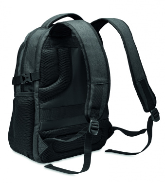Logo trade promotional merchandise image of: 600D RPET laptop backpack