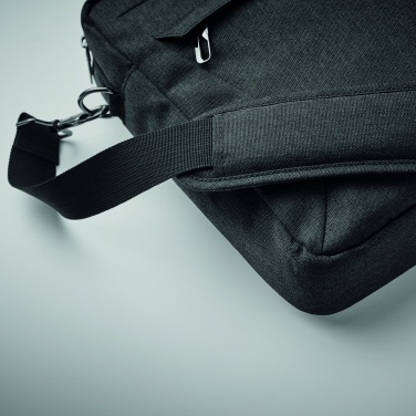 Logo trade business gifts image of: 600 RPET laptop bag