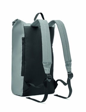 Logo trade promotional merchandise photo of: Reflective Rolltop backpack