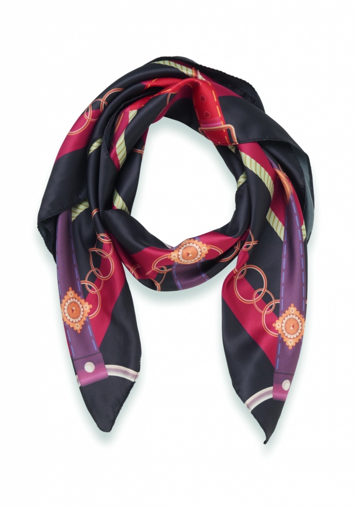 Logo trade corporate gifts picture of: Shawl recycled satin polyester